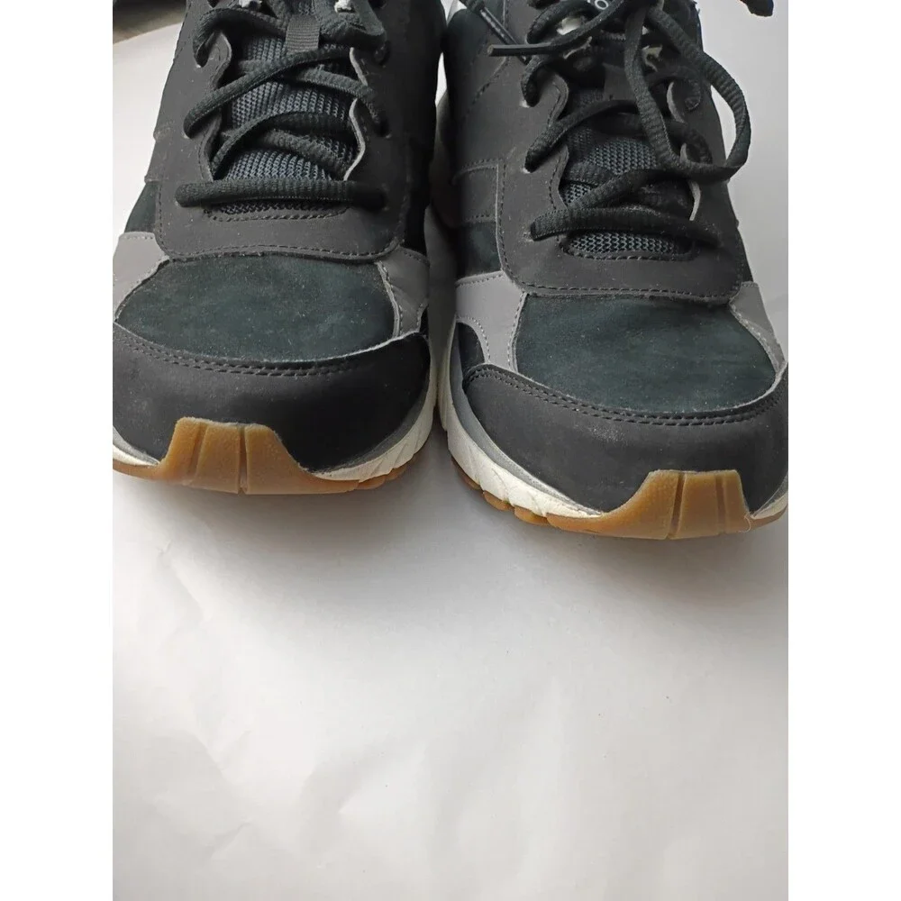 Vionic Lace-Up Athletic Sneakers Zanny Black Woman 9.5 Active Walking Sneakers